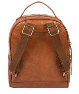 'Lunaria' Hazelnut Leather Backpack image 3