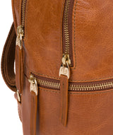 'Lunaria' Hazelnut Leather Backpack image 7