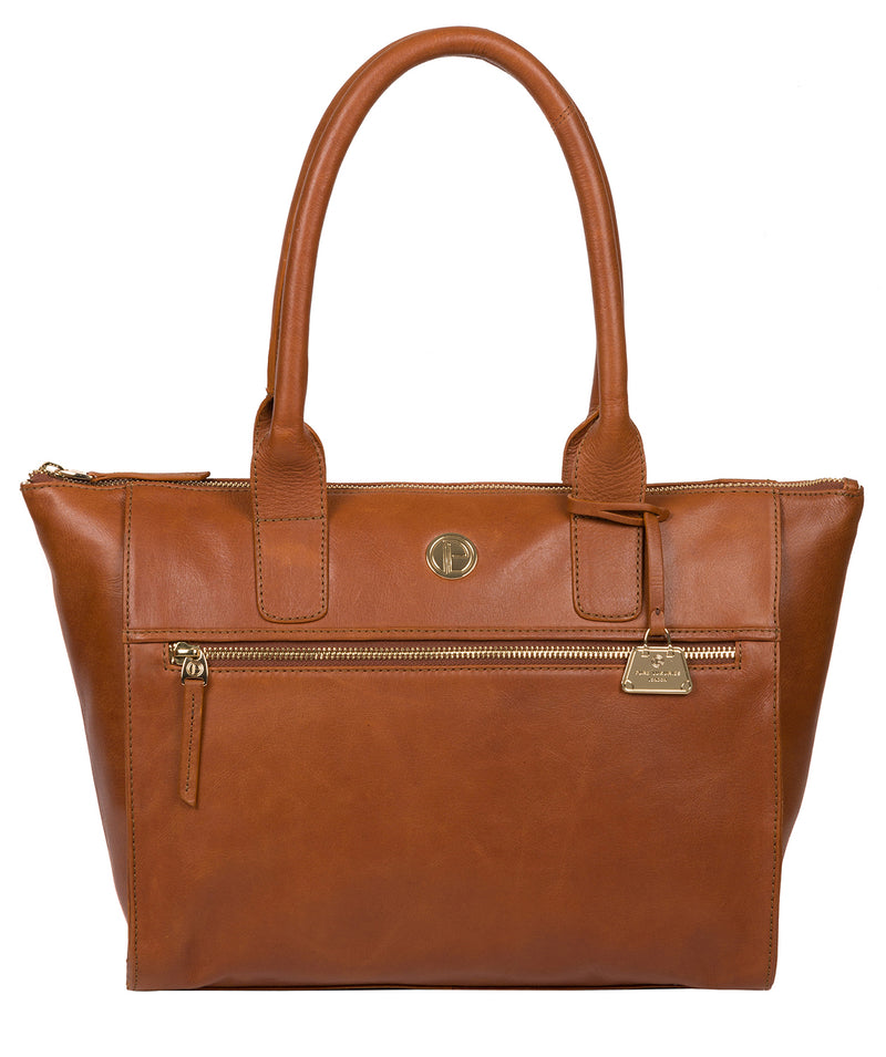 'Primrose' Hazelnut Leather Tote Bag image 1