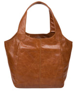 'Mimosa' Hazelnut Leather Tote Bag image 3