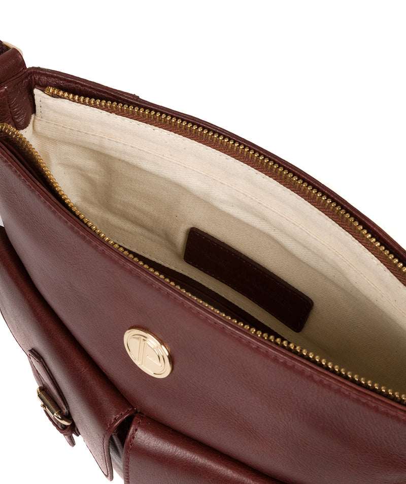 'Azalea' Chestnut Leather Cross Body Bag image 4