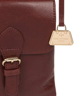 'Azalea' Chestnut Leather Cross Body Bag image 6