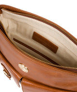 'Azalea' Hazelnut Leather Cross Body Bag image 4