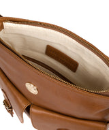 'Azalea' Saddle Tan Leather Cross Body Bag image 4