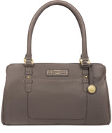 'Epworth' Grey Leather Handbag image 1