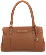 'Epworth' Tan Leather Handbag Pure Luxuries London