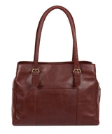 'Fleur' Chestnut Leather Handbag image 3