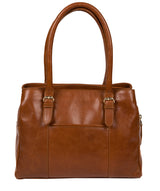 'Fleur' Hazelnut Leather Handbag image 3