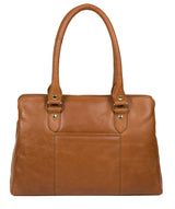 'Poppy' Saddle Tan Leather Handbag image 3