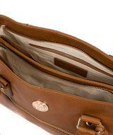'Poppy' Saddle Tan Leather Handbag image 4