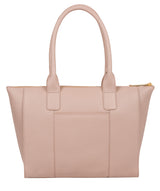 'Faye' Blush Pink Leather Tote Bag Pure Luxuries London