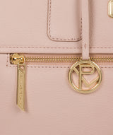'Faye' Blush Pink Leather Tote Bag image 6