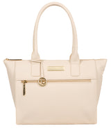 'Faye' Frappe Leather Tote Bag image 1