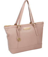 'Emily' Blush Pink Leather Tote Bag image 5