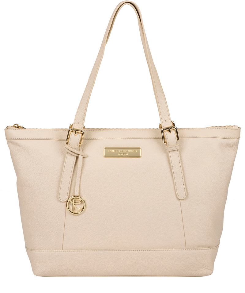 'Emily' Frappe Leather Tote Bag image 1