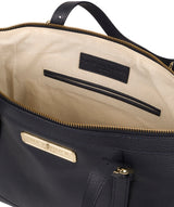 'Emily' Navy Leather Tote Bag image 4