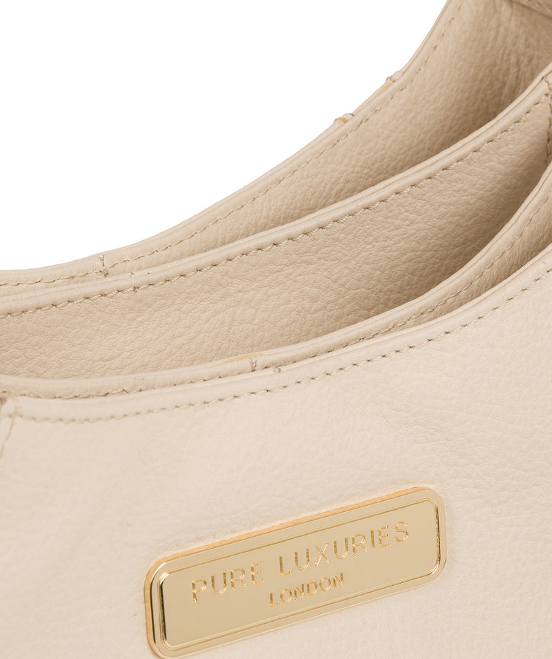 'Abigail' Frappe Leather Shoulder Bag image 8