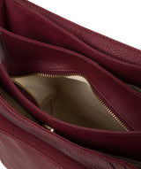 'Abigail' Pomergranate Leather Shoulder Bag image 4
