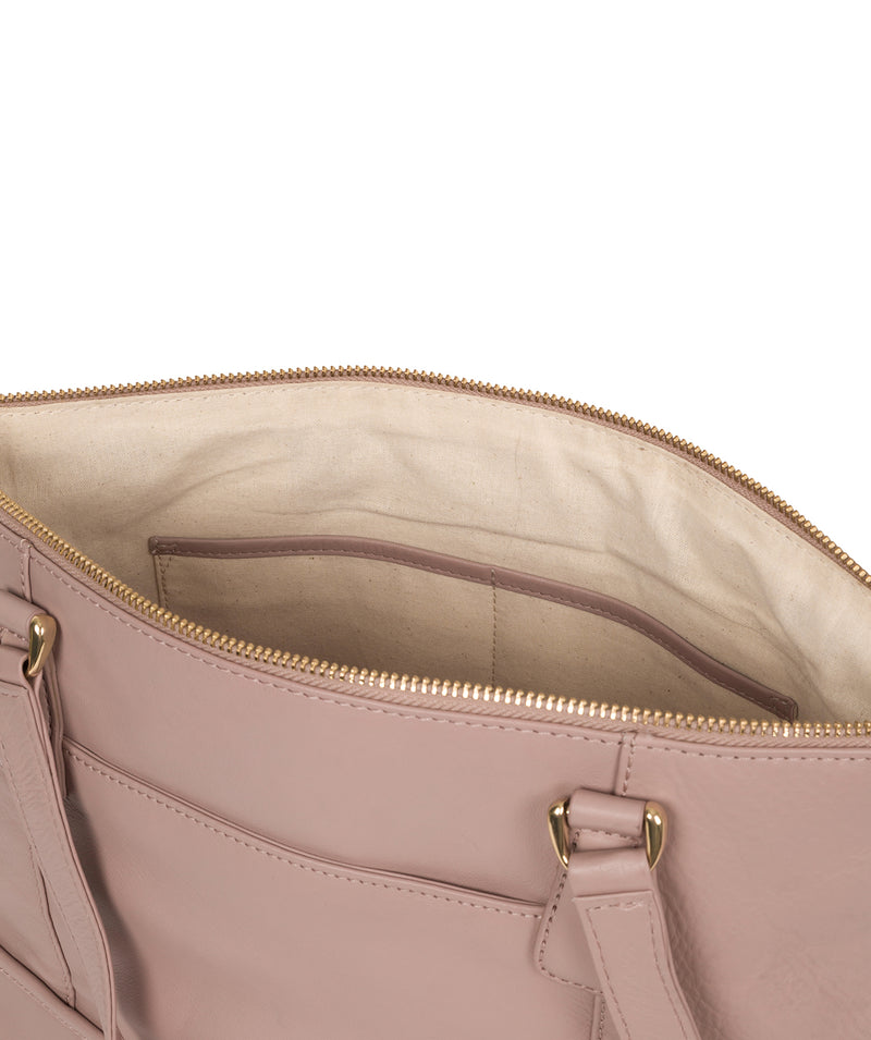 'Keira' Blush Pink  Leather Handbag