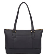 'Keira' Navy Leather Handbag