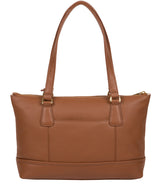 'Keira' Tan Leather Tote Bag image 3