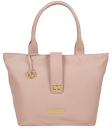 'Annabelle' Blush Pink Leather Tote Bag image 1