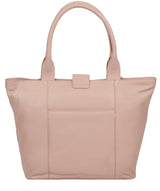 'Annabelle' Blush Pink Leather Tote Bag image 3
