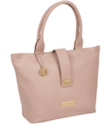 'Annabelle' Blush Pink Leather Tote Bag image 5