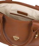 'Annabelle' Tan Leather Tote Bag image 4