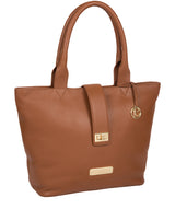 'Annabelle' Tan Leather Tote Bag image 5
