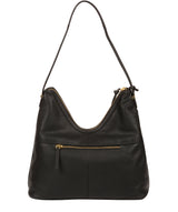 'Felicity' Black Leather Shoulder Bag image 3