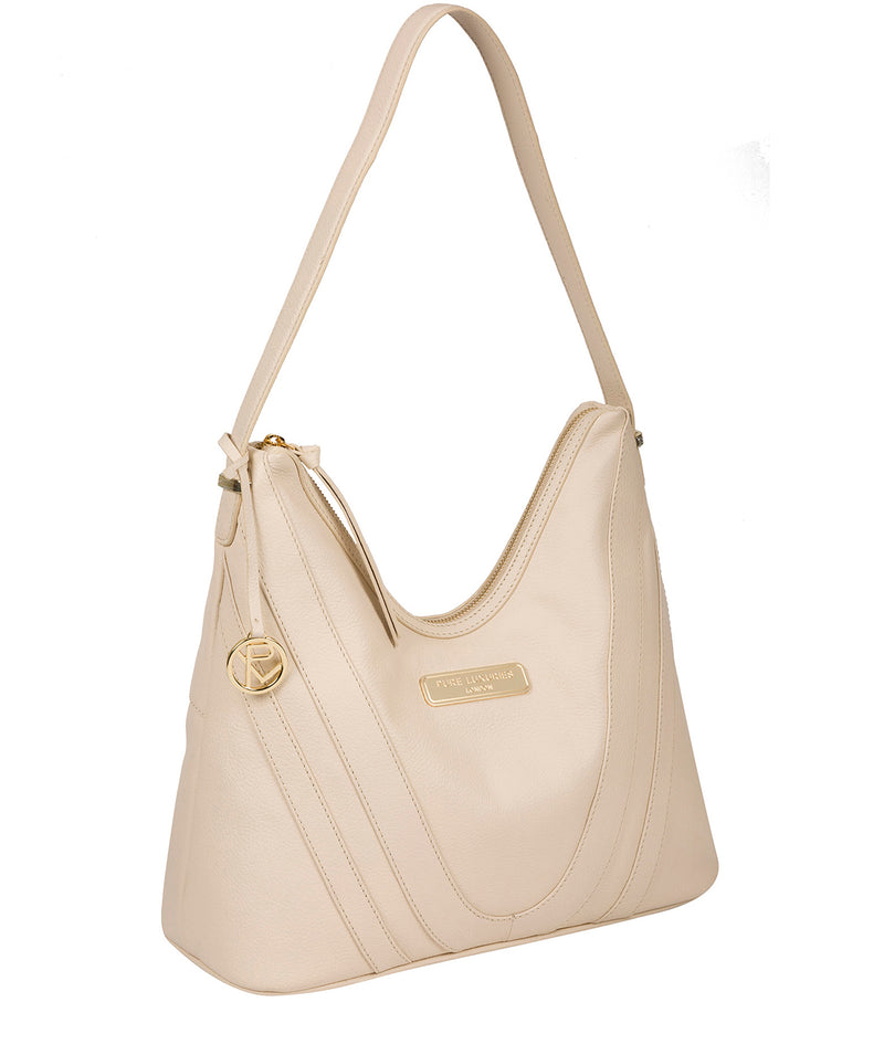 'Felicity' Frappe Leather Shoulder Bag Pure Luxuries London