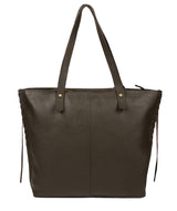 'Hampstead' Hunter Green Leather Tote Bag image 3