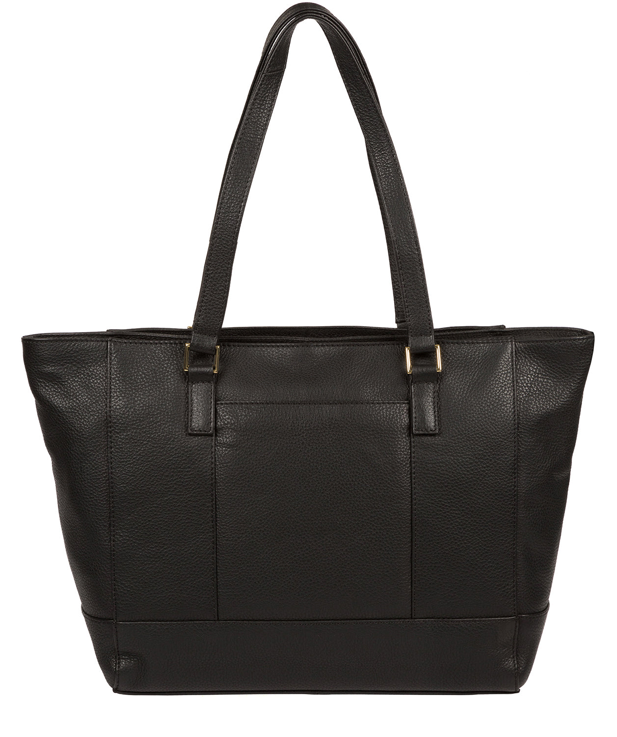 Black Leather Tote Bag 'Sophie' by Pure Luxuries – Pure Luxuries London