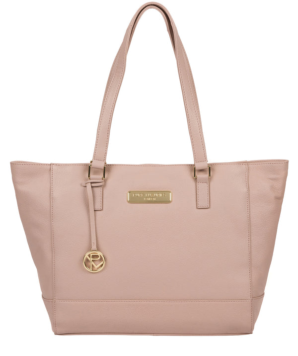 'Sophie' Blush Pink Leather Tote Bag image 1