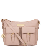 'Jenna' Blush Pink Leather Shoulder Bag image 1