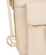 'Jenna' Frappe Leather Shoulder Bag image 6