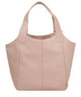 'Roxanne' Blush Pink Leather Tote Bag image 3