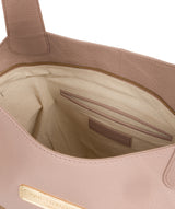 'Roxanne' Blush Pink Leather Tote Bag image 4