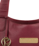 'Roxanne' Pomegranate Leather Tote Bag image 7
