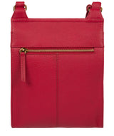 'Naomi' Berry Red Leather Cross Body Bag image 3