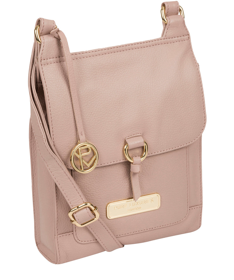 'Naomi' Blush Pink Leather Cross Body Bag image 5
