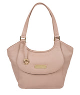 'Grace' Blush Pink Leather Tote Bag image 1