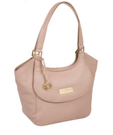 'Grace' Blush Pink Leather Tote Bag image 5