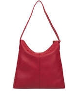 'Imogen' Berry Pink Leather Shoulder Bag image 3