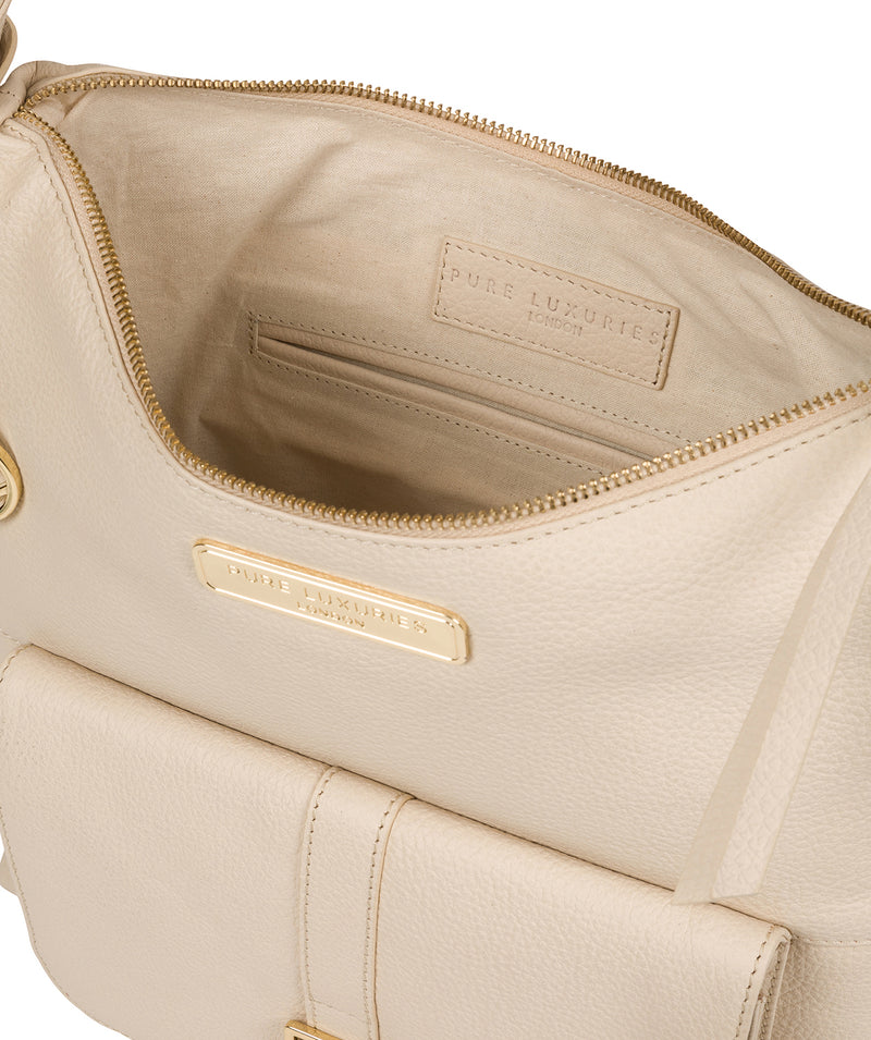 'Imogen' Frappe Leather Shoulder Bag image 4