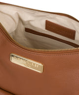 'Imogen' Tan Leather Shoulder Bag image 4