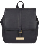 'Daisy' Navy Leather Backpack
