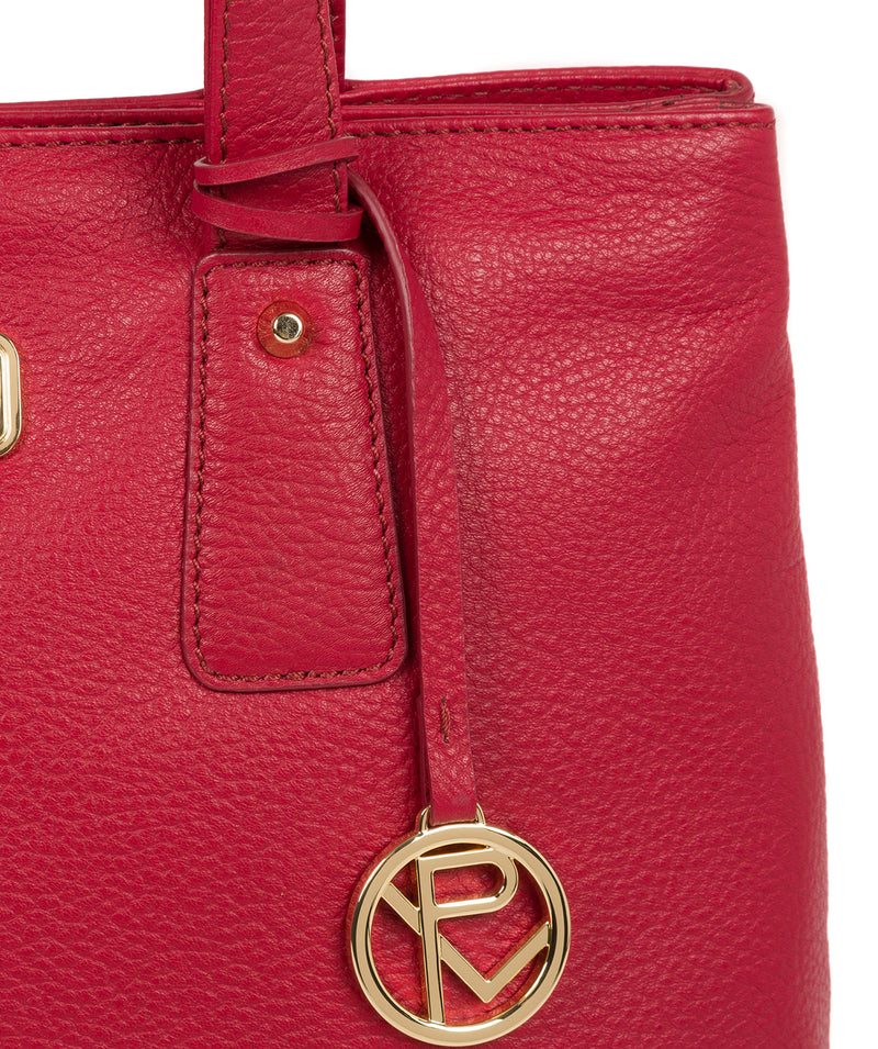 'Kate' Berry Red Leather Handbag image 6