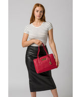 'Kate' Berry Red Leather Handbag image 2